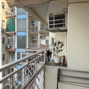 Balcony in 3.5 BHK Apartment at Amrapali Eden Park, Sector 51 – for Rent