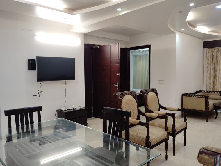 Living Room, jungpura extension 3 Bedroom 1450 Sq.Ft. Builder Floor In Jungpura Extension Delhi 9693069