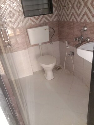 Bathroom in 1 BHK Apartment at Ritu Gardenia, Naigaon East – for Rent