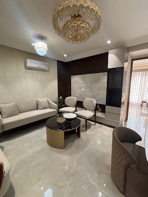 Living Room in 3 BHK Apartment at Aerocity – for Sale