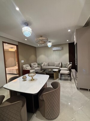 Living Room in 3 BHK Apartment at Aerocity – for Sale