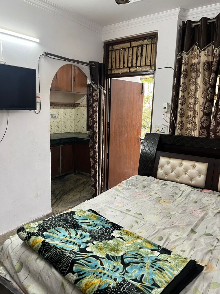 Bedroom, kalkaji 1 Bedroom 507 Sq.Ft. Builder Floor In Kalkaji Delhi 9693466