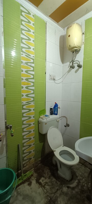 Bathroom in 2 BHK Builder Floor at Rohini Sector 8 – for Rent