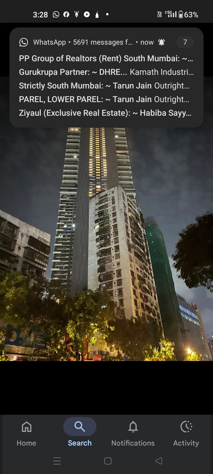 Exterior View, nathani-residency 4 Bedroom 2200 Sq.Ft. Apartment In Agripada Mumbai 9693848