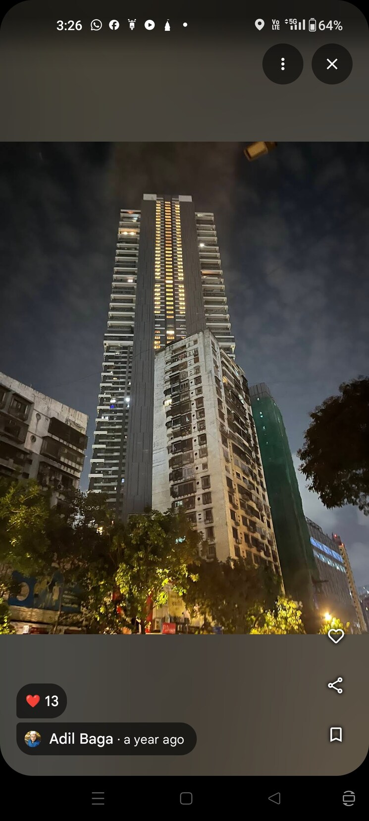 Exterior View, nathani-residency 4 Bedroom 2200 Sq.Ft. Apartment In Agripada Mumbai 9693848