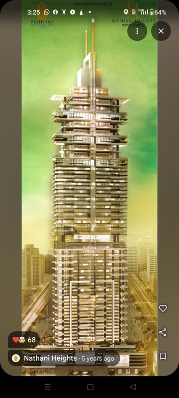 Staircase in 4 BHK Apartment at Nathani Residency, Agripada – for Rent