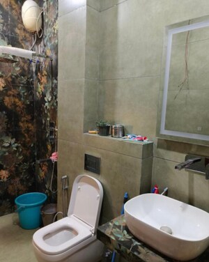 Bathroom in 3 BHK Builder Floor at Jungpura Extension – for Rent