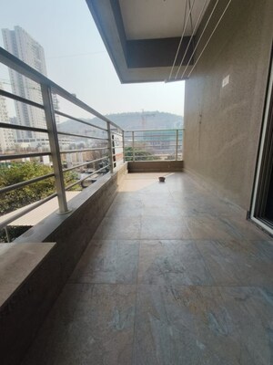 Balcony in 2 BHK Apartment at Blue Pearl 18 Casita, Baner – for Rent
