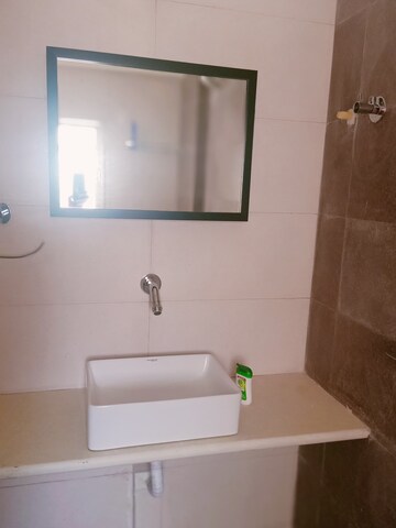 Bathroom in 1 BHK Apartment at Raunak Heights, Ghodbunder Road – for Rent