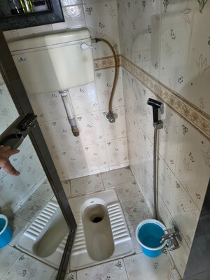 Bathroom in 2 BHK Apartment at Sanpada – for Sale