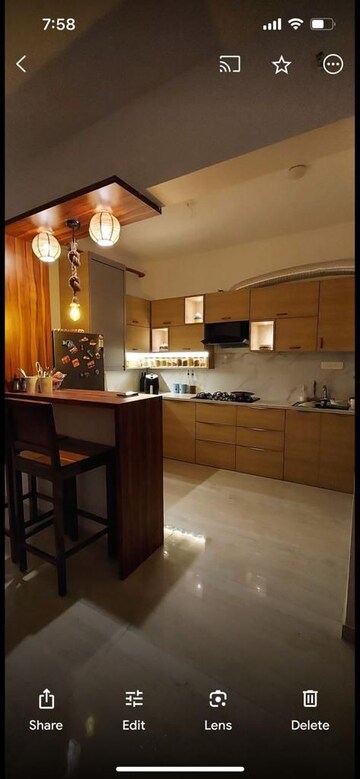 Kitchen in 3 BHK Apartment at Mittal High Mont, Hinjewadi – for Rent