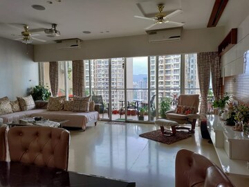 Living Room in 4 BHK Apartment at Runwal Greens, Mulund West – for Sale