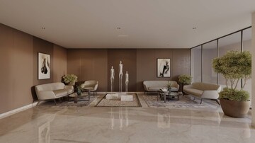 Living Room in 3 BHK Apartment at Adalaj – for Rent