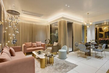 Living Room in 3 BHK Apartment at Adalaj – for Rent