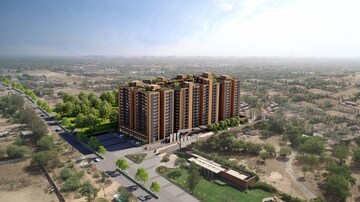 3 BHK Apartment – Exterior View View at Adalaj - for Rent