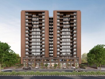 3 BHK Apartment – Exterior View View at Adalaj - for Rent