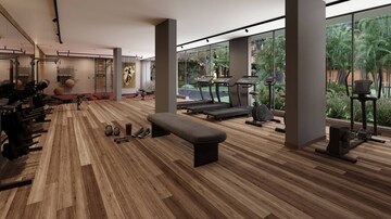 Gym in 3 BHK Apartment at Adalaj – for Rent