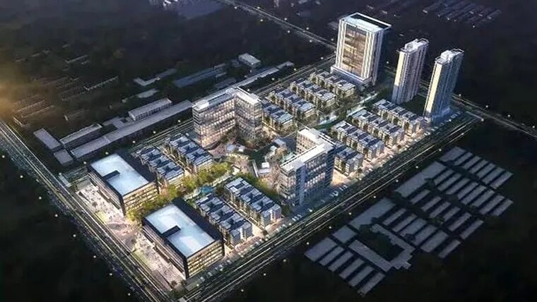 Exterior View, rj-cyber-city 3 Bedroom 2000 Sq.Ft. Apartment In Knowledge Park V Greater Noida Greater Noida 9694364