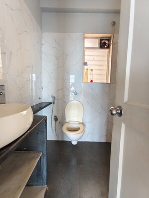 Bathroom in 1 BHK Apartment at Vijay Annex 3, Waghbil – for Rent