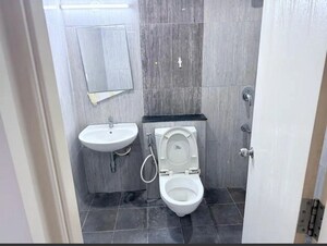Bathroom in 2.5 BHK Apartment at Mantri Lithos, Thanisandra – for Rent