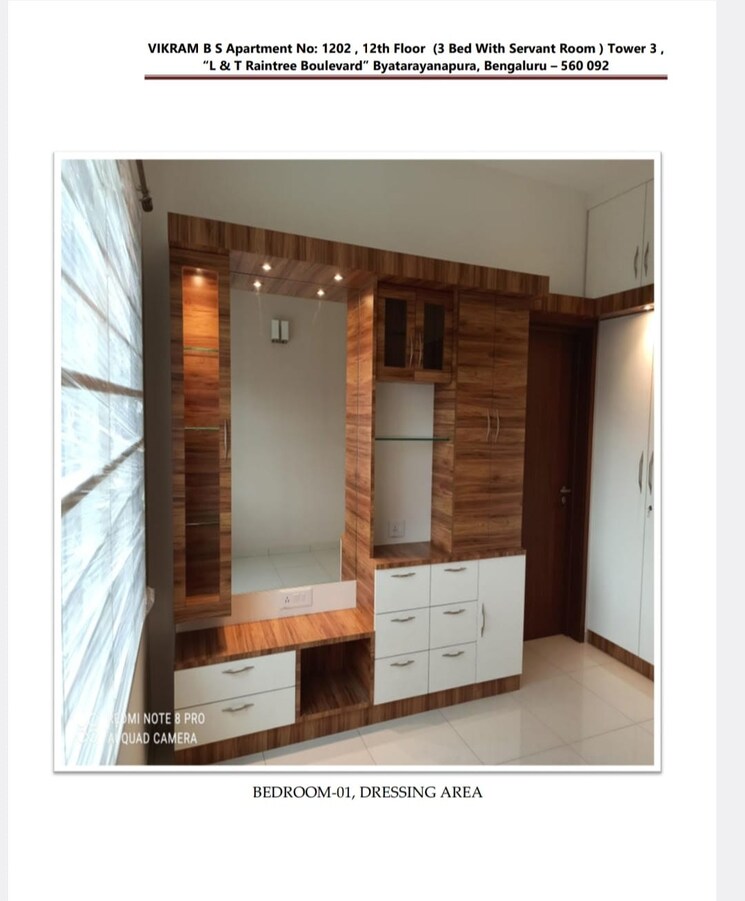 Kitchen, l-t-raintree-boulevard 3 Bedroom 2400 Sq.Ft. Apartment In Hebbal Bangalore 9695154