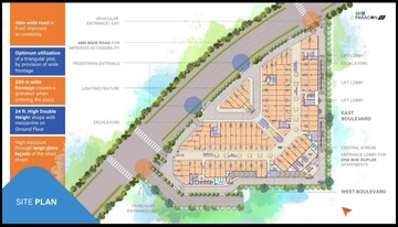 Master Plan in  Shop at Sushant Lok Iii – for Sale