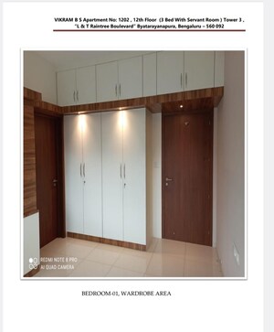 Room in 3 BHK Apartment at Hebbal – for Rent