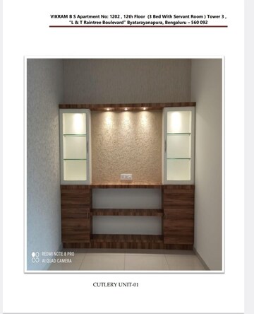 Room in 3 BHK Apartment at Hebbal – for Rent