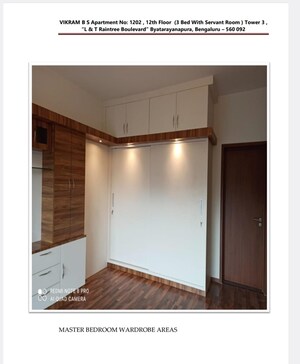 Room in 3 BHK Apartment at Hebbal – for Rent