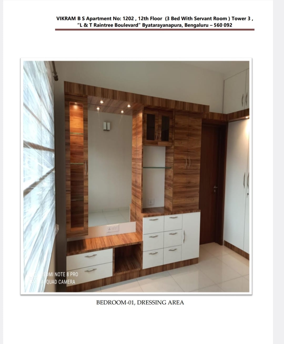 3 BHK + Pooja Room Apartment For Rent in Lt Raintree Boulevard Heb