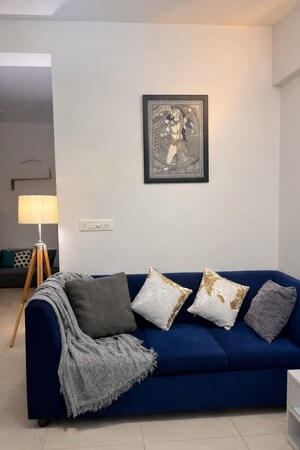 Living Room in 3 BHK Apartment at Goyal and Co Orchid Greens, Kannur – for Rent