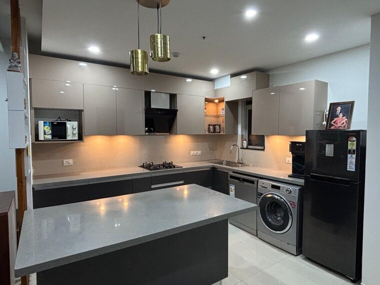 Kitchen, emaar-the-vilas 5 Bedroom 5000 Sq.Ft. Apartment In Sector 25 Gurgaon 9695239