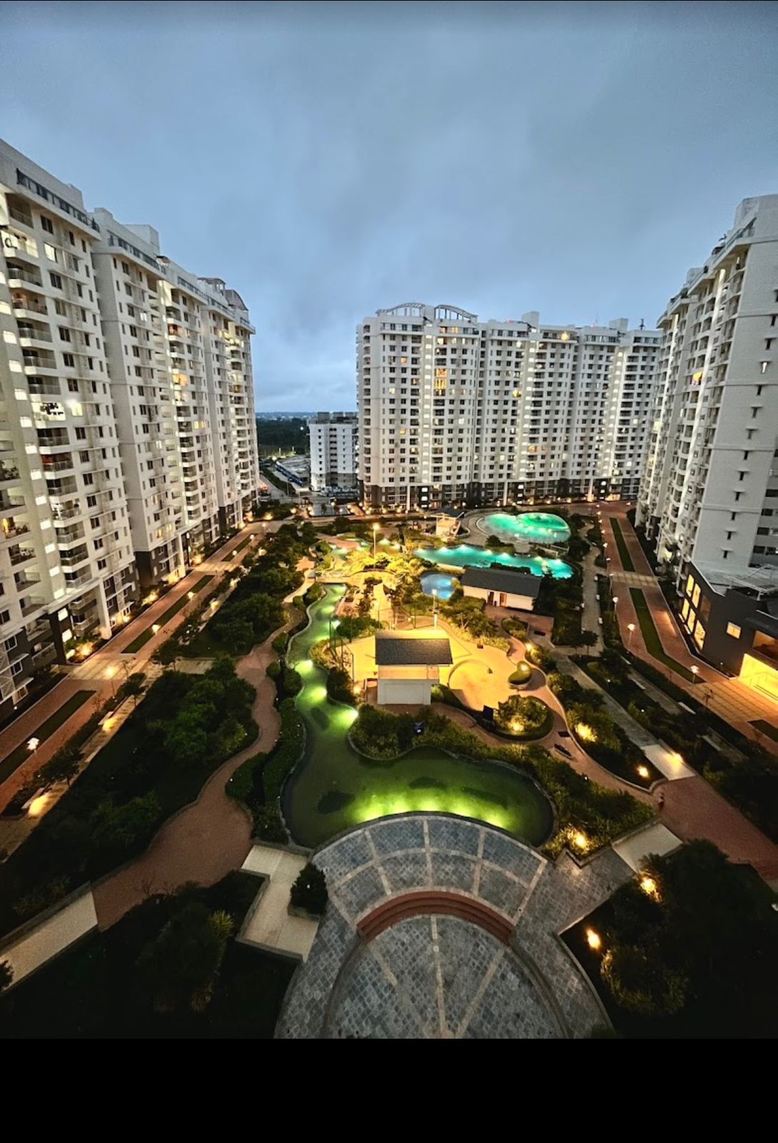 2 BHK + Pooja Room 1250 Sq.Ft. Apartment in Purva Palm Beach