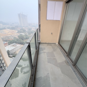 Balcony in 4 BHK Apartment at Shalimar One World Belvedere Court 3, Malesemau – for Rent