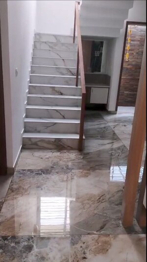 Staircase in 4 BHK Independent House at Amala Nagar – for Sale