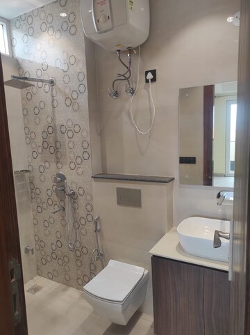 Bathroom in 3 BHK Builder Floor at Mayfield Garden – for Rent