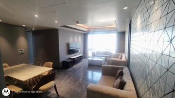 Living Room in 4 BHK Apartment at Lodha Trump Tower, Worli – for Rent