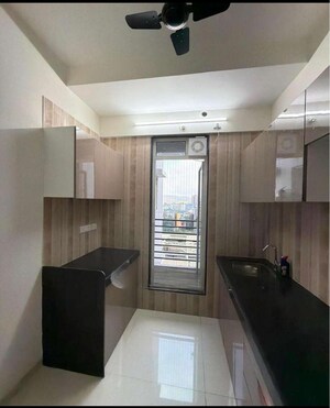 Kitchen in 2 BHK Apartment at Sheth Zuri, Laxmi Nagar – for Rent