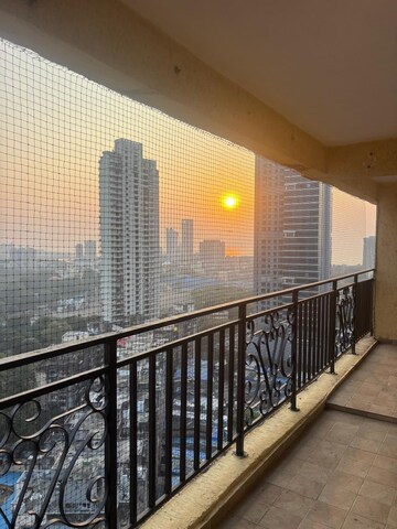 Balcony in 2 BHK Apartment at Sugee Marina Bay, Worli – for Rent