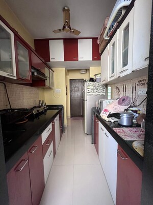 Kitchen in 1 BHK Apartment at Green Square, Kasarvadavali – for Rent