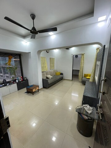 Living Room in 2 BHK Apartment at Bhagya Nagar CHSL, Mahim West – for Rent