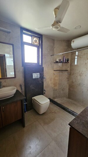 Bathroom in 4 BHK Apartment at Ramdevnagar – for Sale