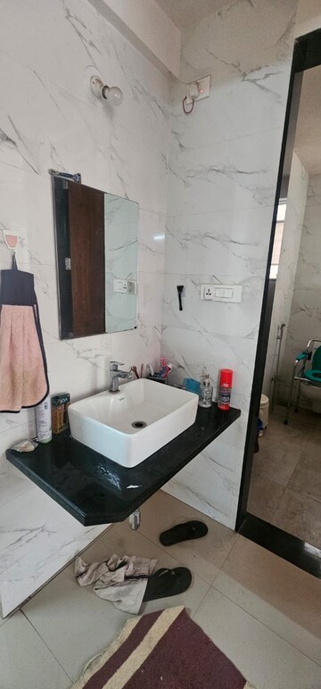 Bathroom in 2 BHK Apartment at Karve Apartments, Kothrud – for Rent