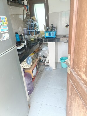 Kitchen in 1 RK Independent House at RWA Apartments Sector 30, Sector 30 – for Rent