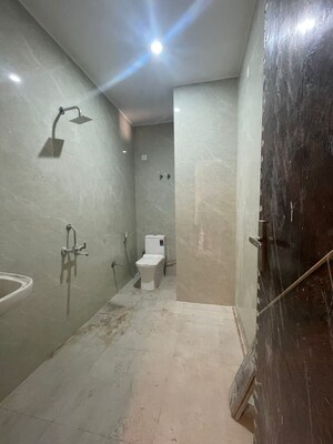 Bathroom in 1 BHK Builder Floor at Chattarpur – for Rent