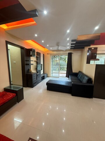 Living Room in 2 BHK Apartment at Kothrud – for Rent