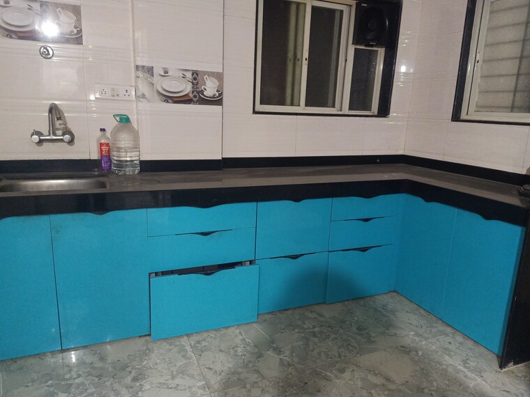 Kitchen, dhanori 2 Bedroom 1000 Sq.Ft. Apartment In Dhanori Pune 9696904