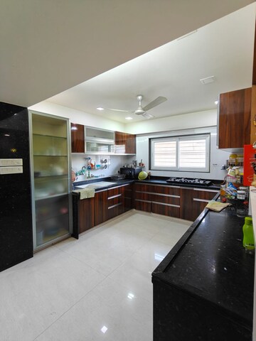 Kitchen in 4 BHK Apartment at Bodakdev – for Rent