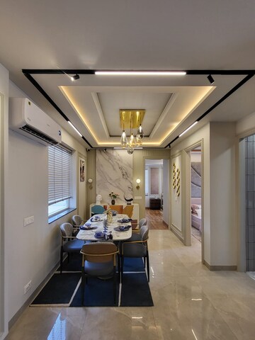 Dining area in 3 BHK Apartment at Urban The Zirk, Nabha – for Sale