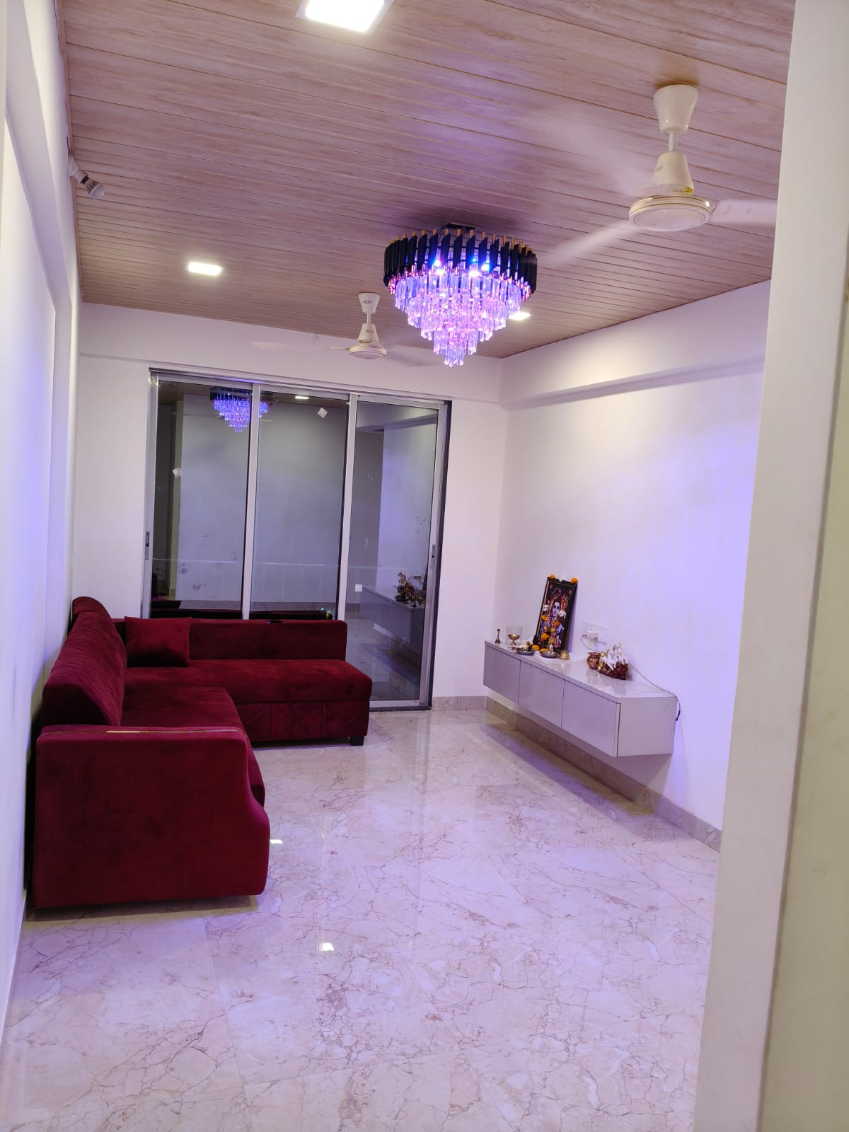 Living Room in 2 BHK Apartment at CD Gurudev, Virar West – for Rent